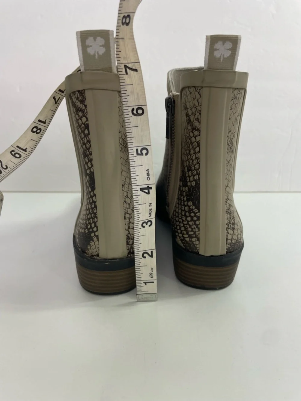 Lucky Brand Basel H2O Snake Print Chelsea Rain Boots‎